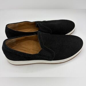 Aetrex women’s Kenzie cupped black slip on orthopedic comfort sneaker size 10.5